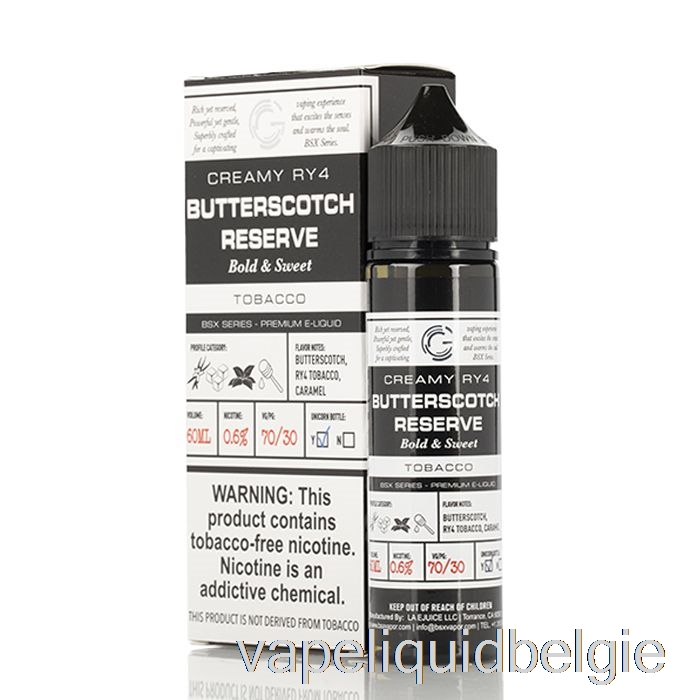 Vape Vloeibare Butterscotch Reserve - Bsx-serie - 60ml 3mg